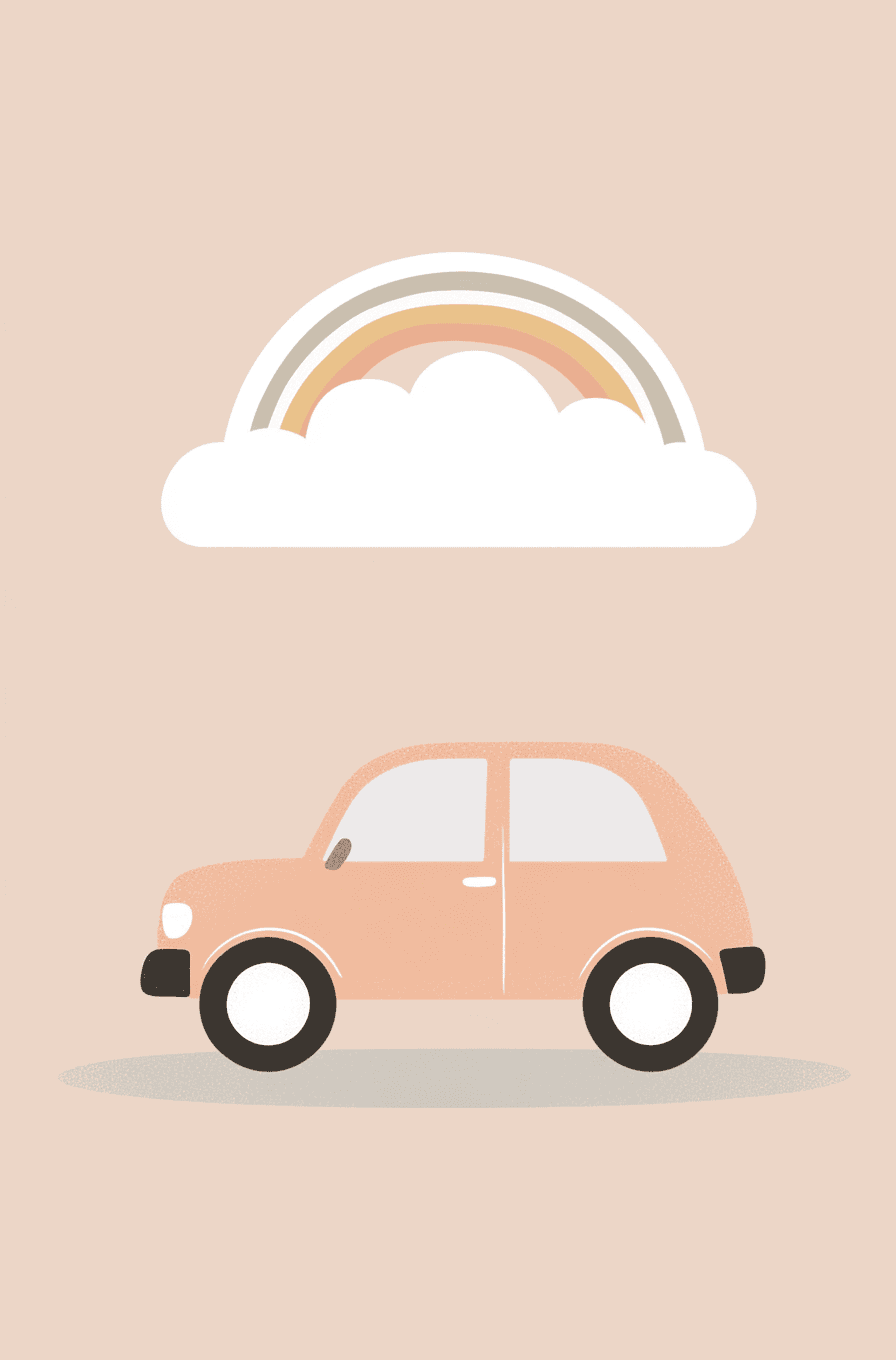 Cute Car 018 original repeating artwork
