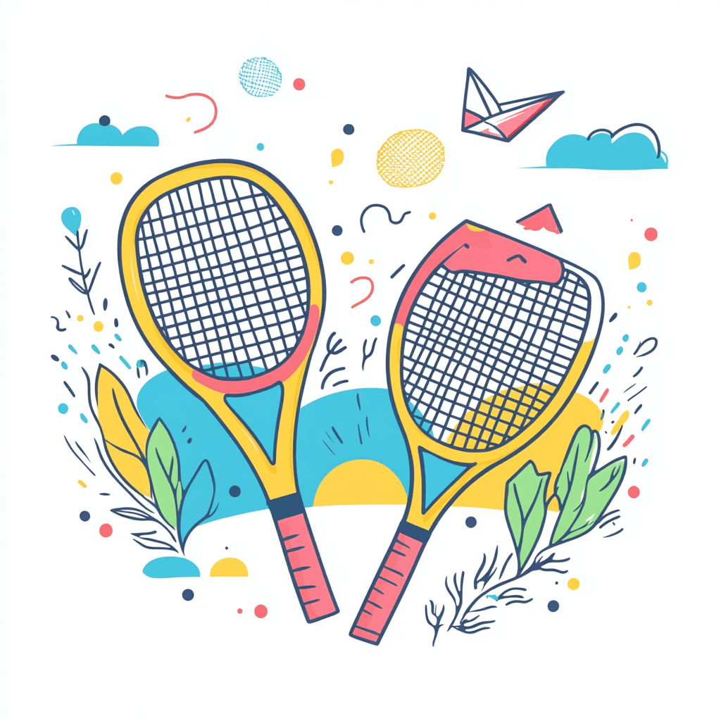 Tennis 023 original repeating artwork