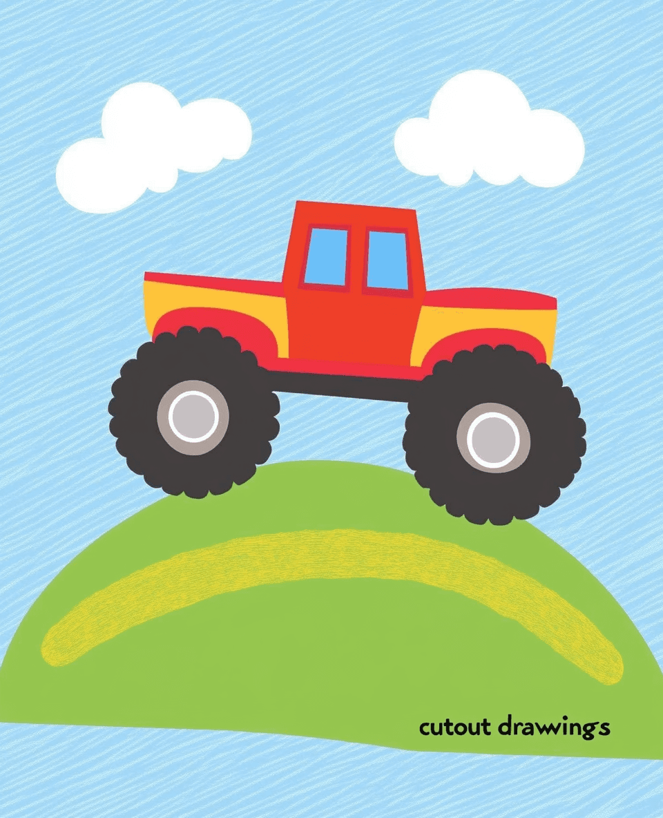 Truck 002 original repeating artwork