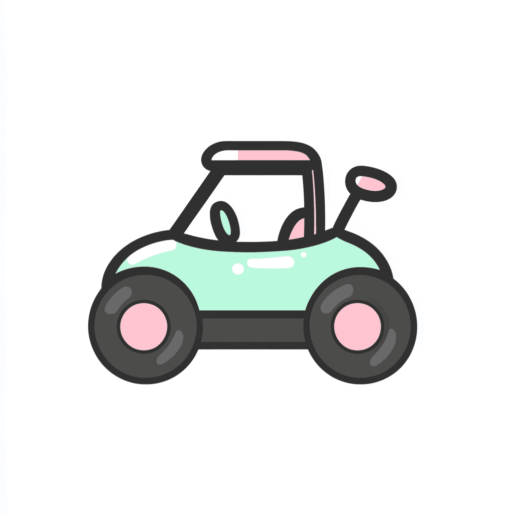 Cartoon Car Zip original repeating artwork
