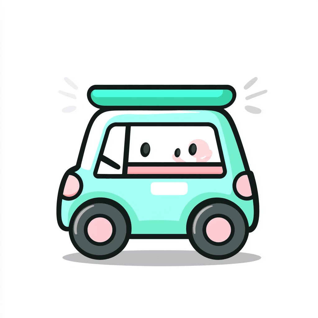 Cartoon Car 041 original repeating artwork