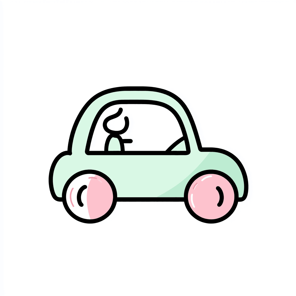 Cartoon Car 047 original repeating artwork
