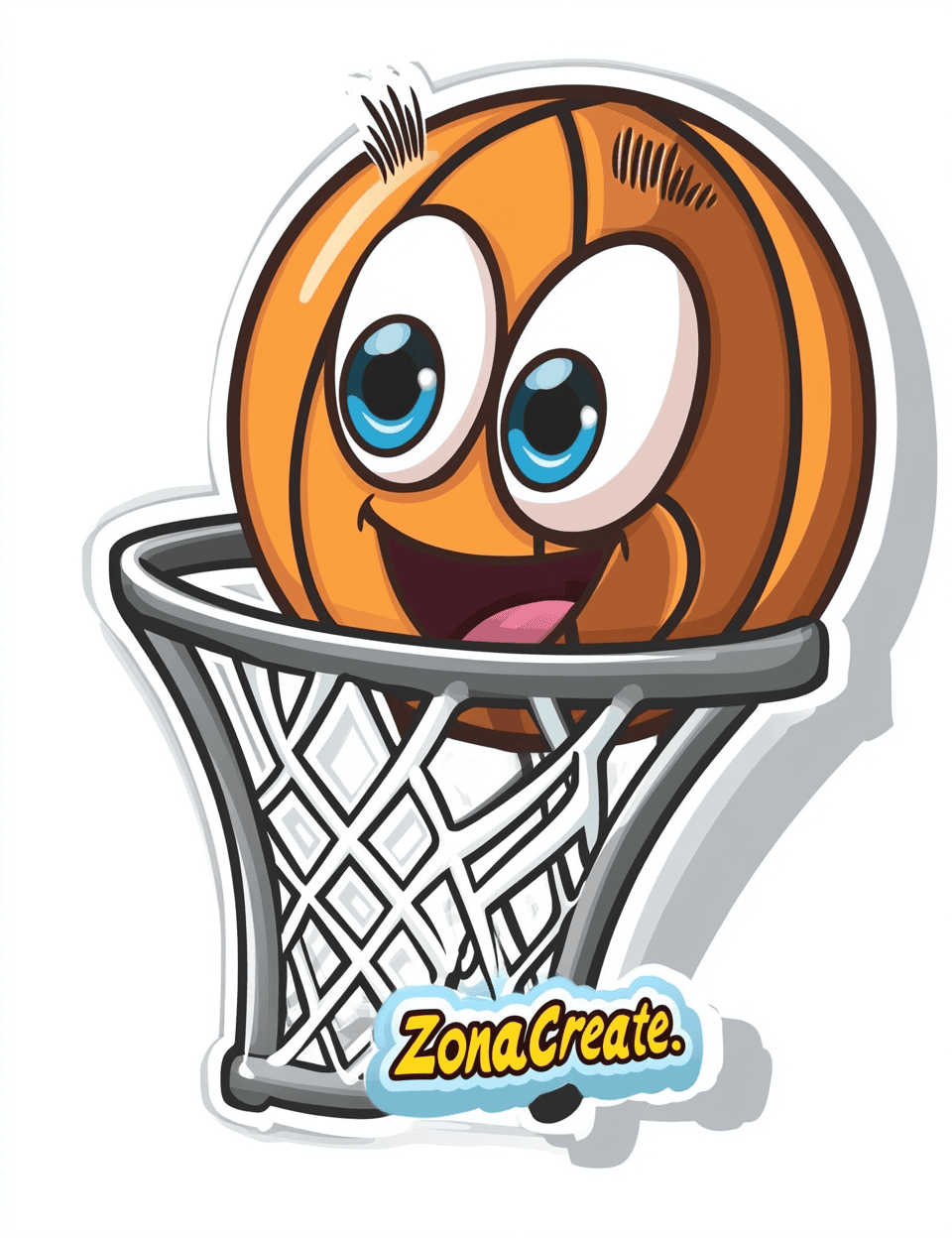 Basketball Gleam original repeating artwork