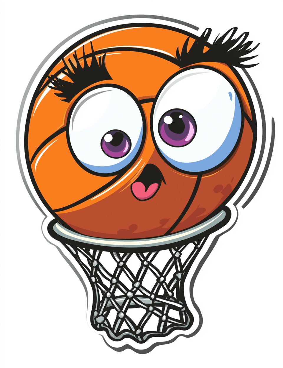 Basketball Amber original repeating artwork