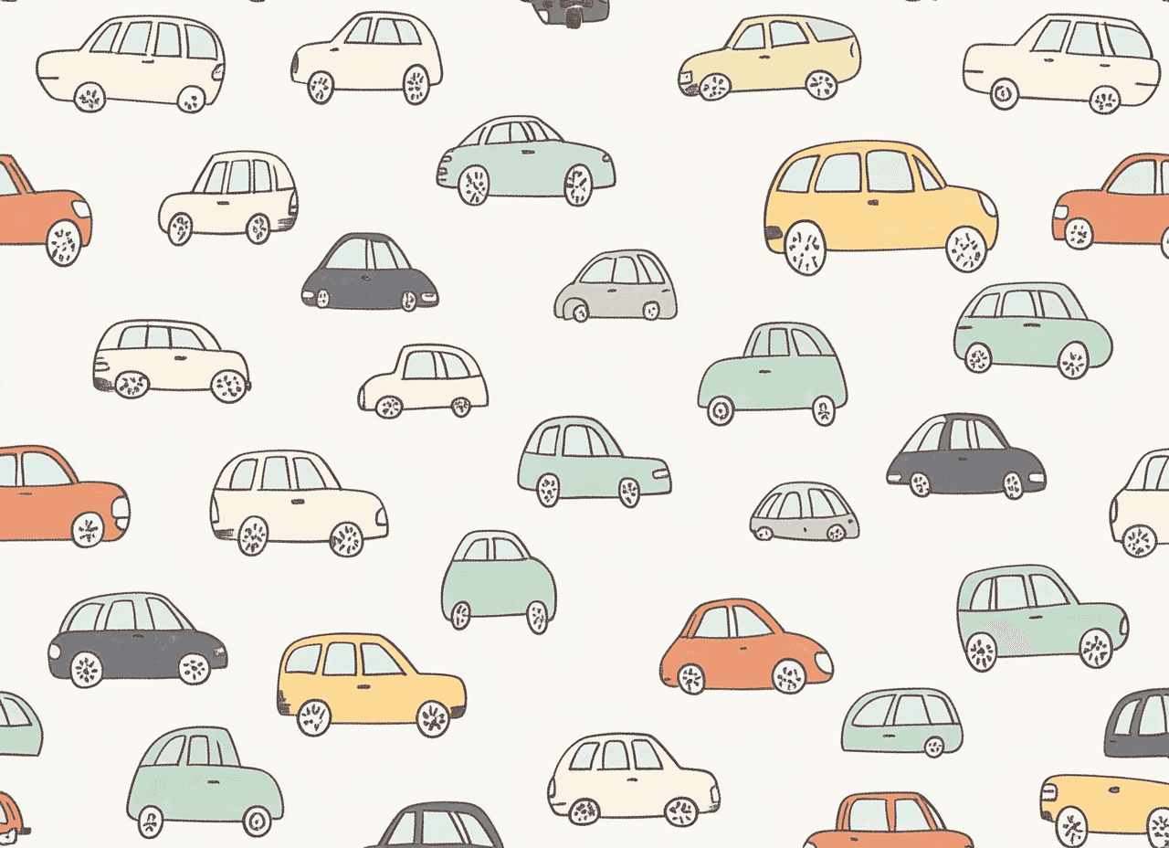 Car 876 original repeating artwork