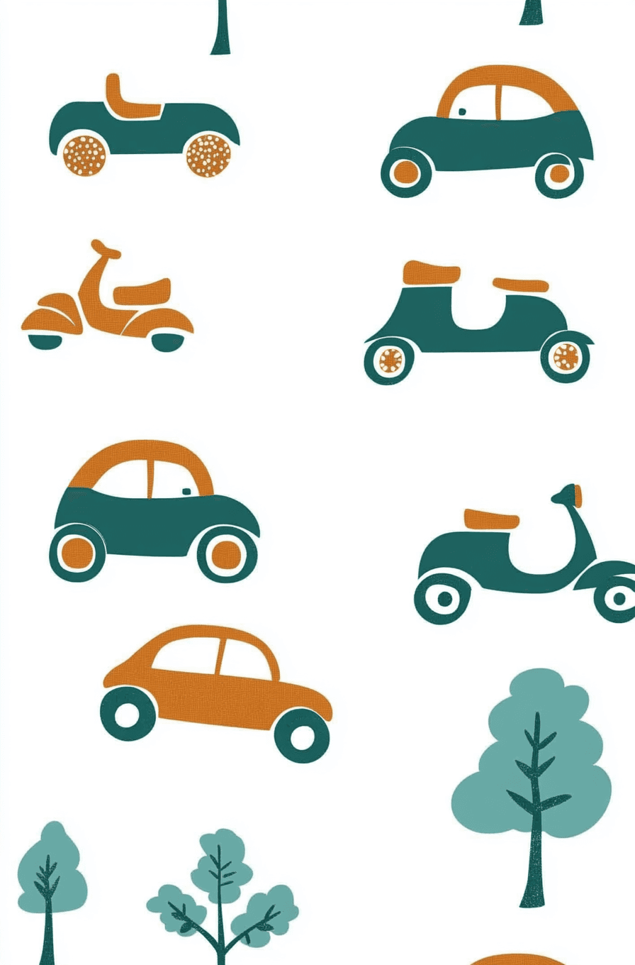 Scooter 008 original repeating artwork