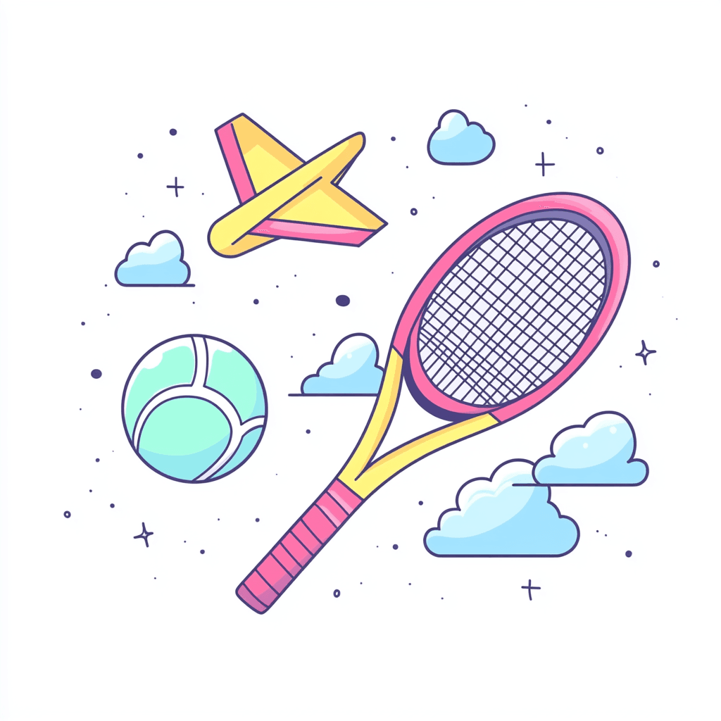 Tennis 009 original repeating artwork