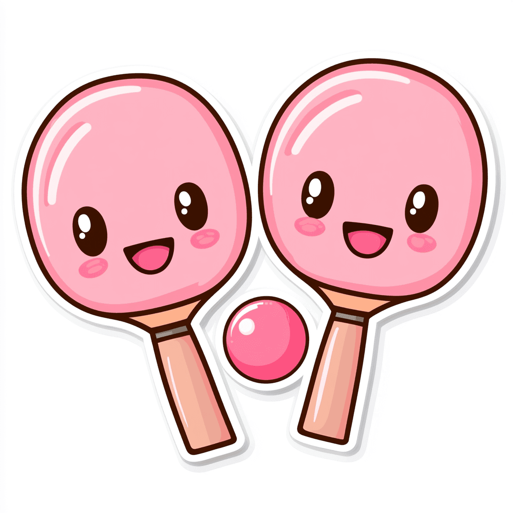 Ping Pong Festival original repeating artwork