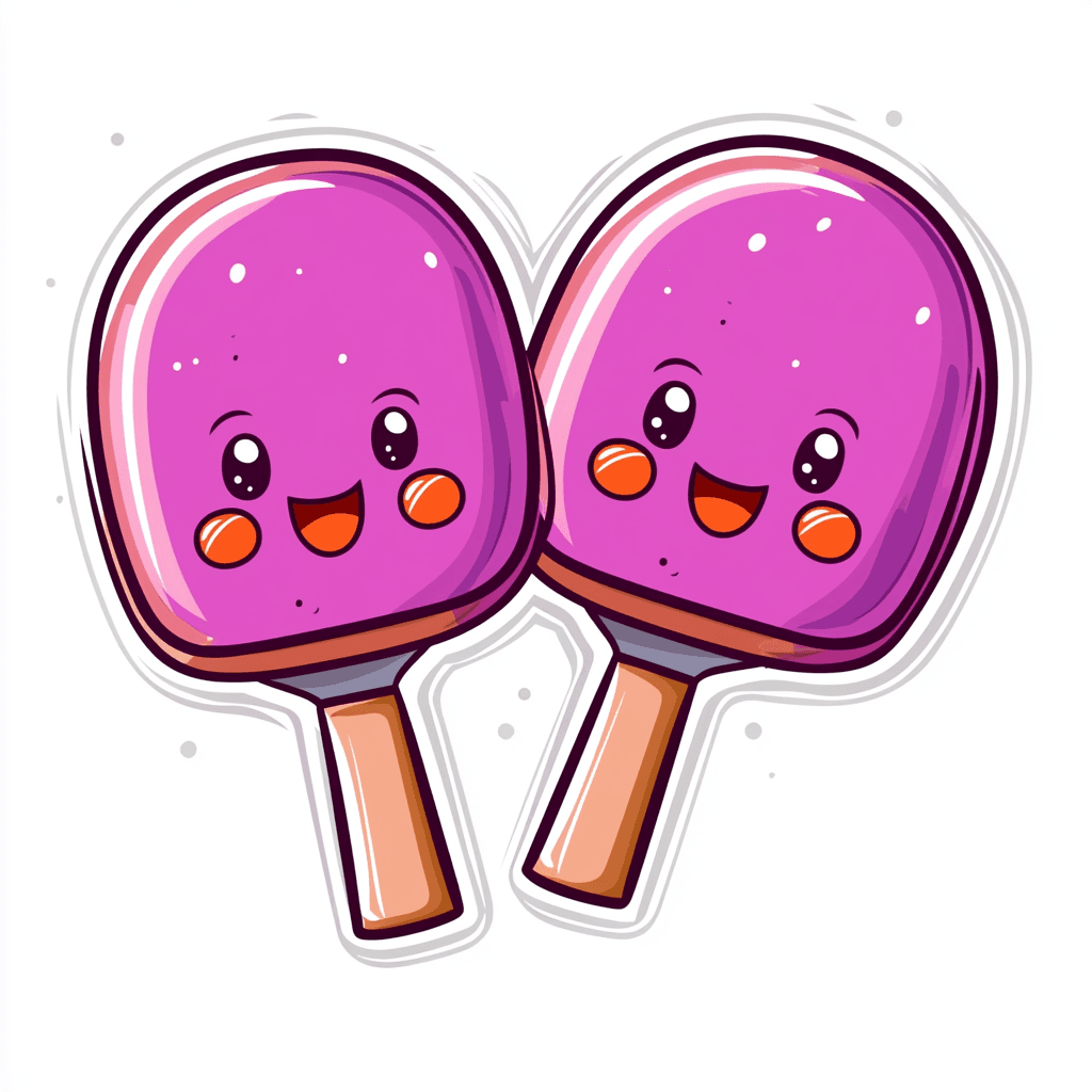 Ping Pong Parade original repeating artwork