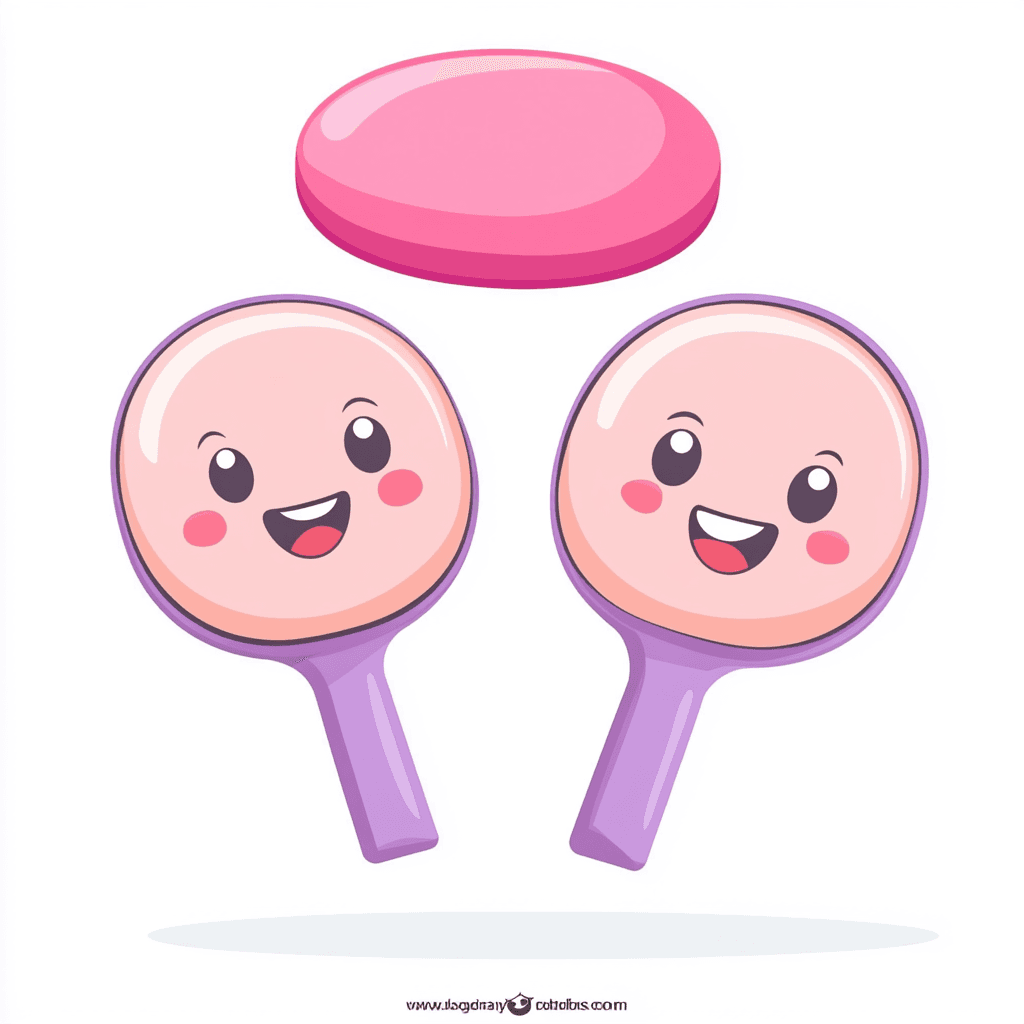 Ping Pong Rush original repeating artwork