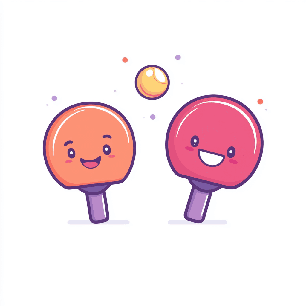 Ping Pong original repeating artwork