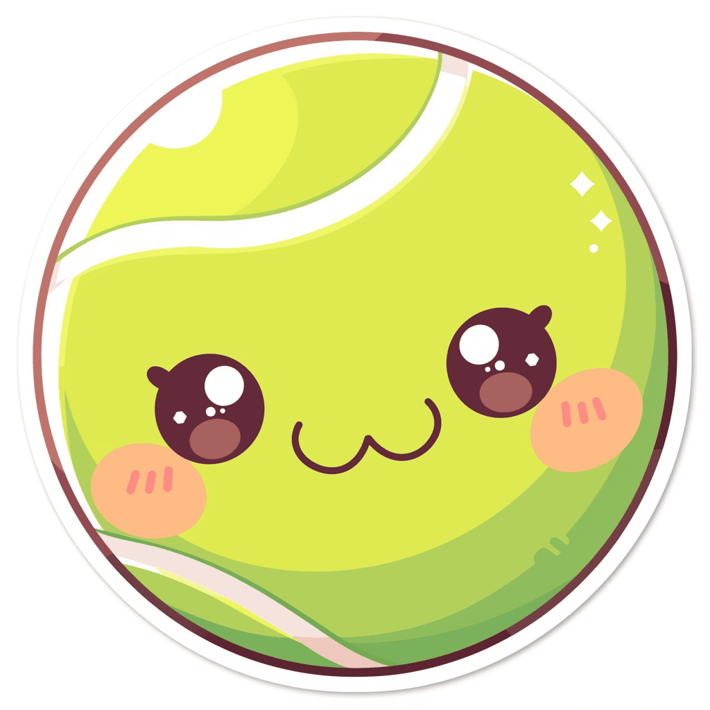 Cartoon Tennis Collective original repeating artwork
