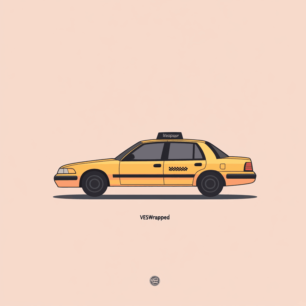 Taxi original repeating artwork