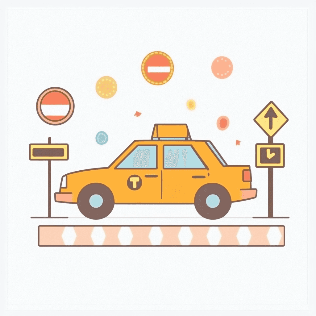 Taxi Gang original repeating artwork