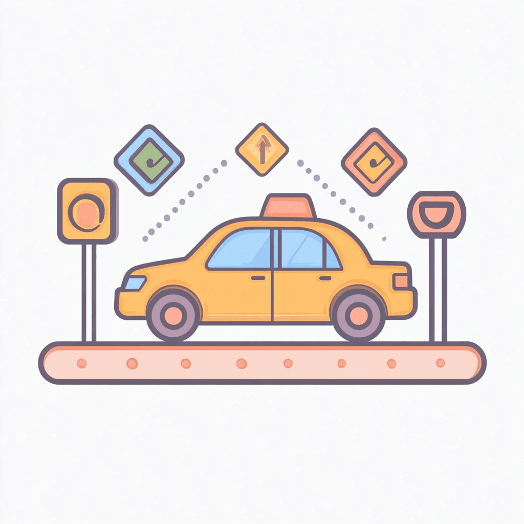 Taxi Crew original repeating artwork