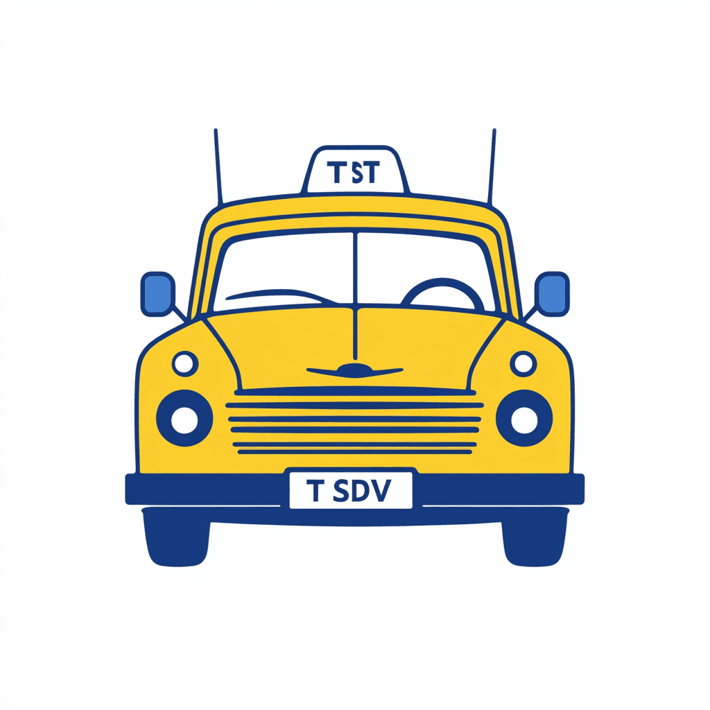 Taxi Flip original repeating artwork
