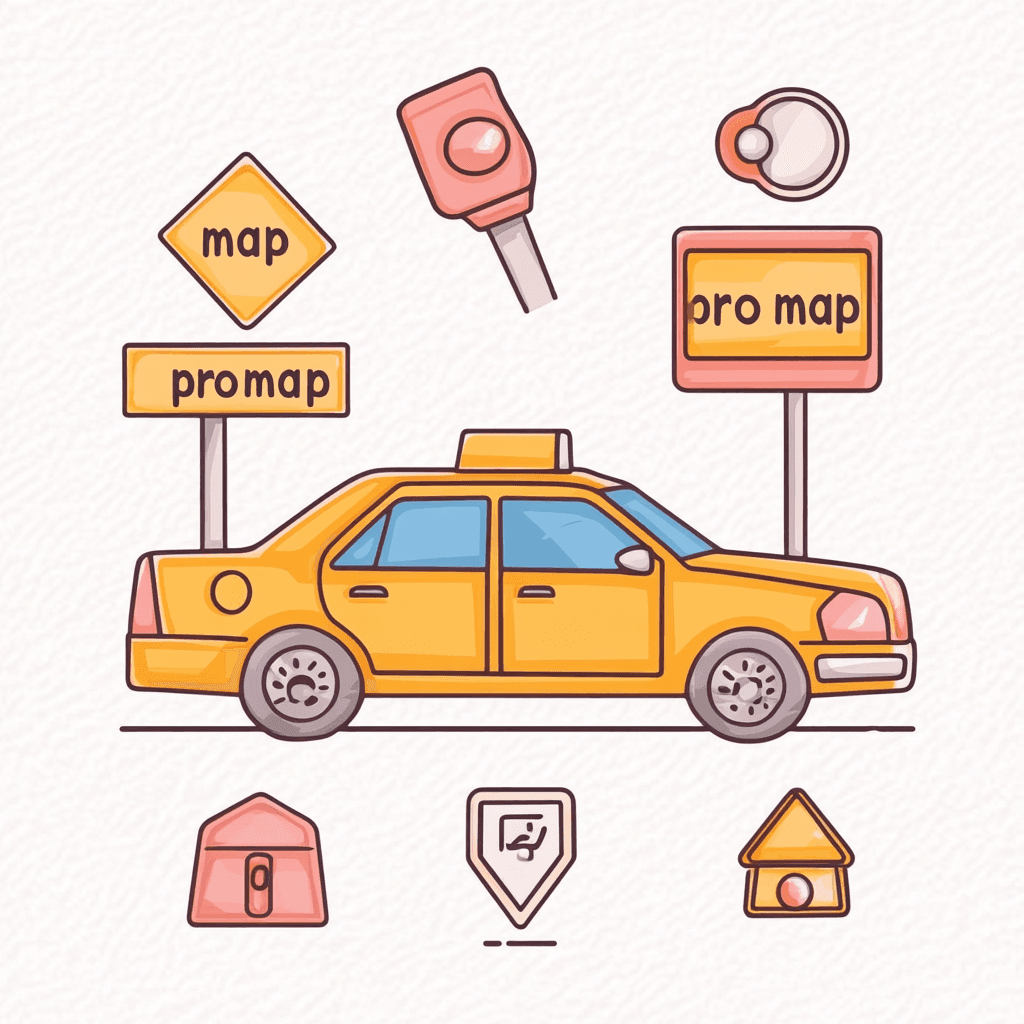 Taxi Dash original repeating artwork