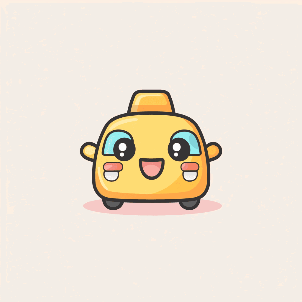Taxi Parade original repeating artwork