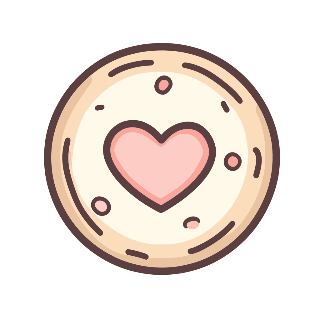 Heart Noon original repeating artwork