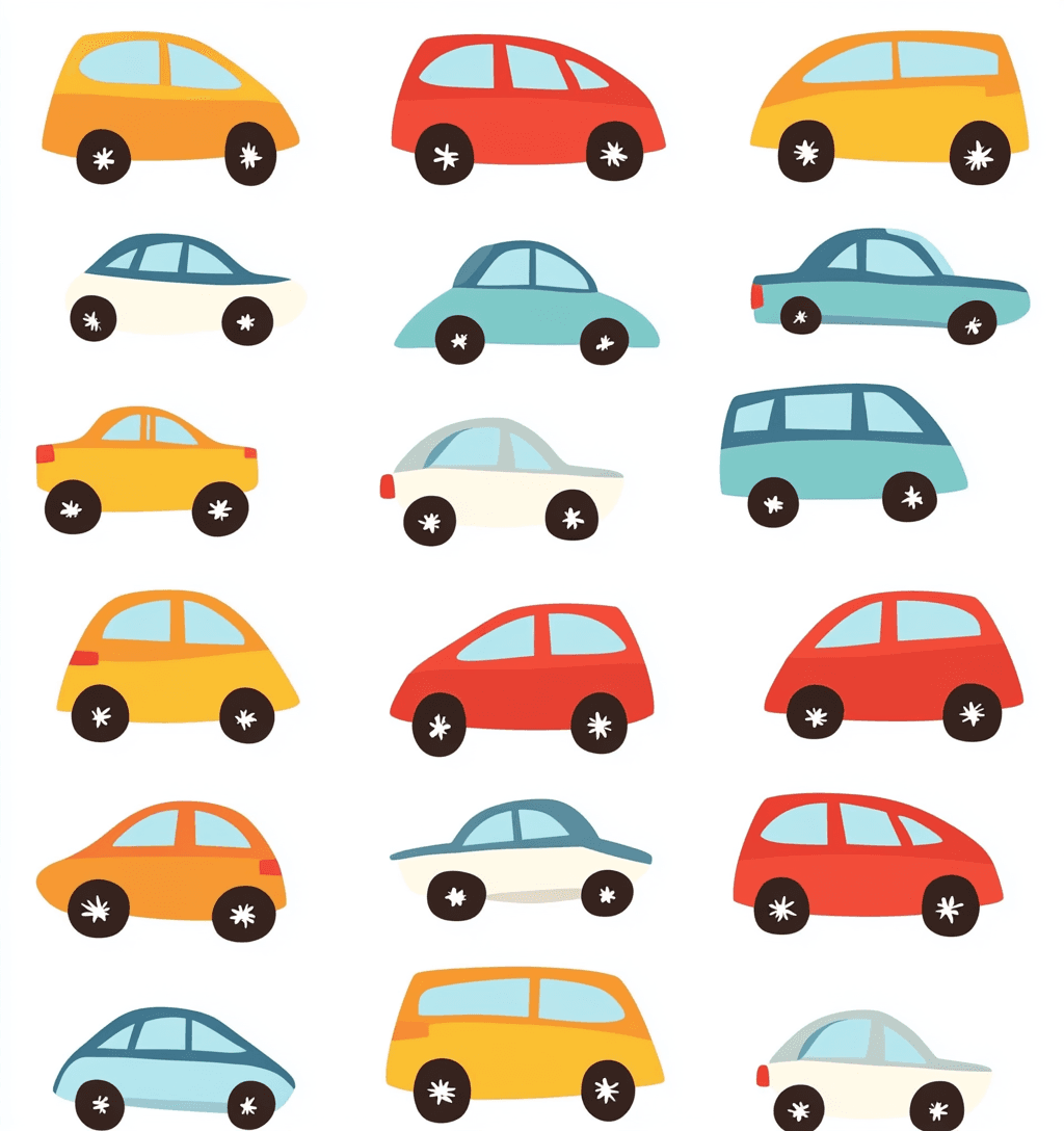 Car 264 original repeating artwork