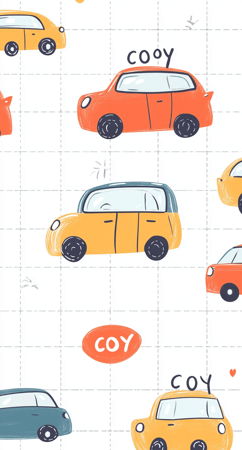 Car 824 original repeating artwork