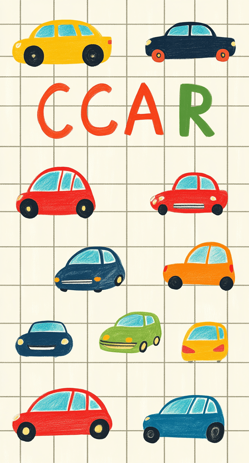 Car 754 original repeating artwork