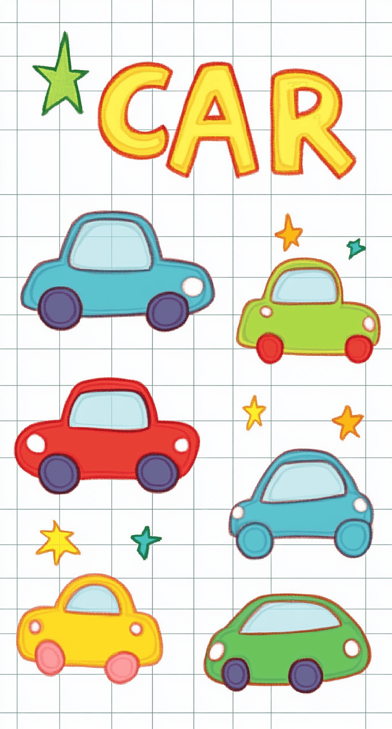 Car 755 original repeating artwork