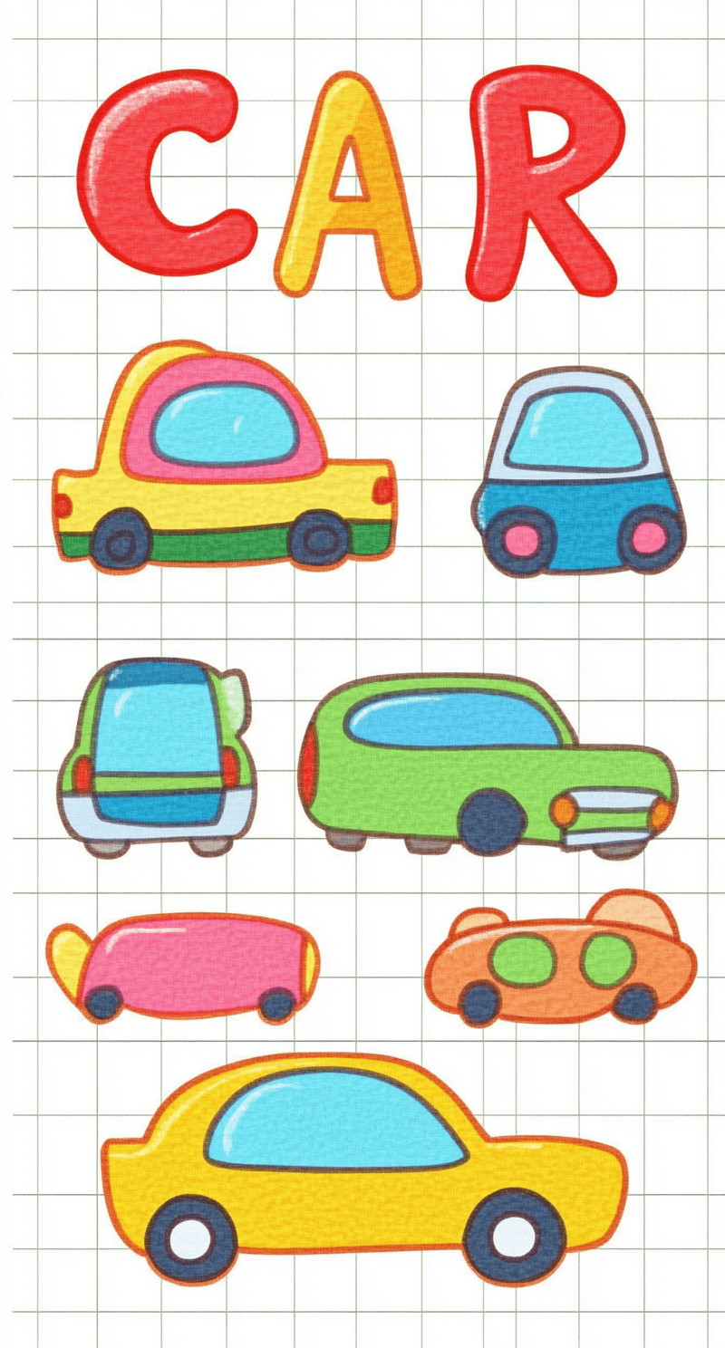 Car 818 original repeating artwork