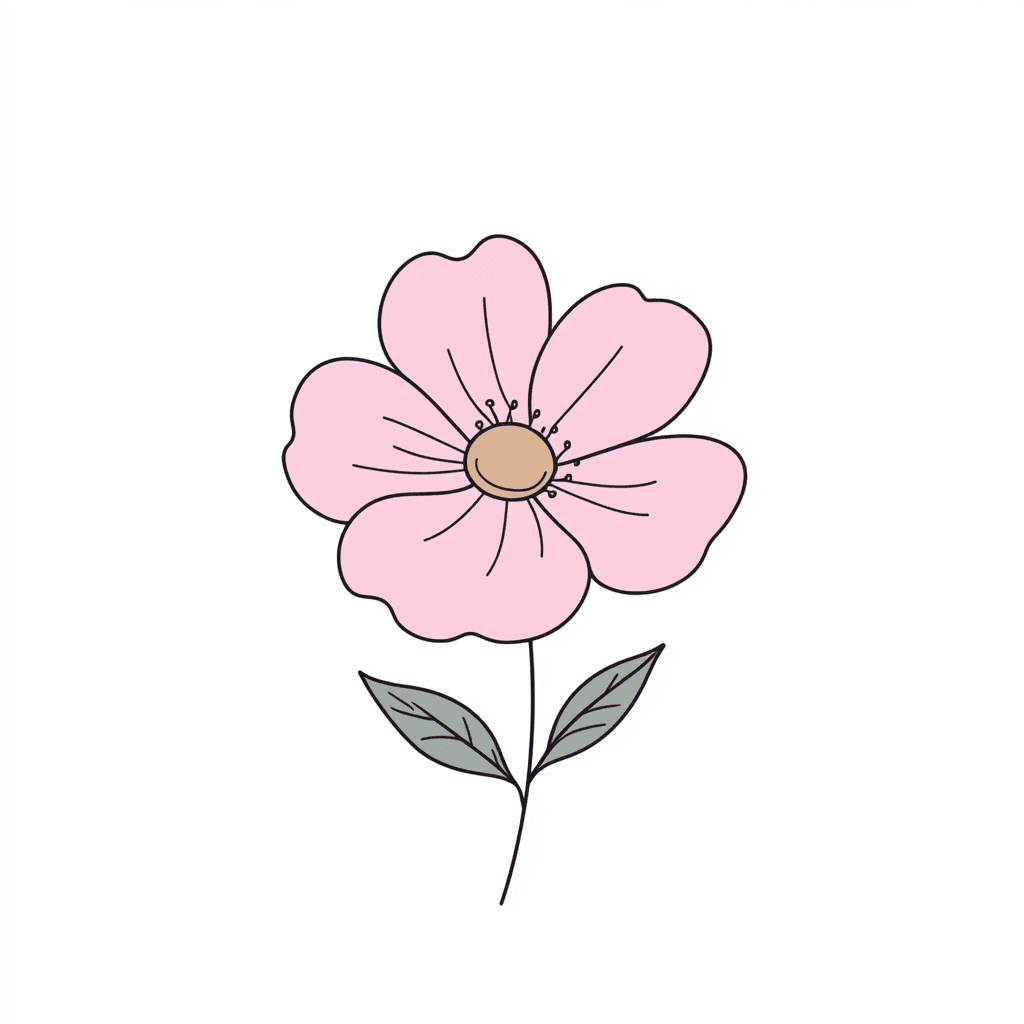 Bloom Pastel original repeating artwork