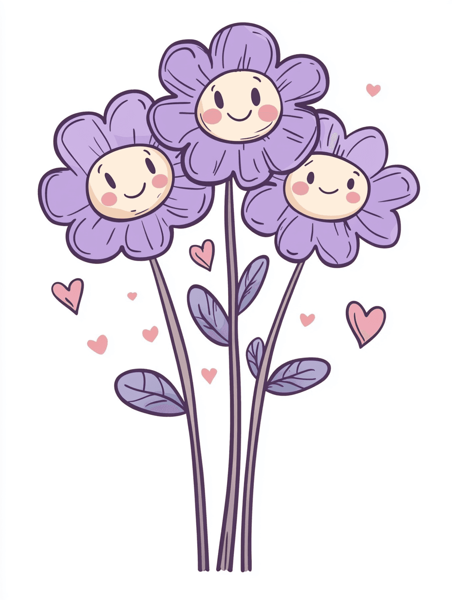Cute Bloom 001 original repeating artwork