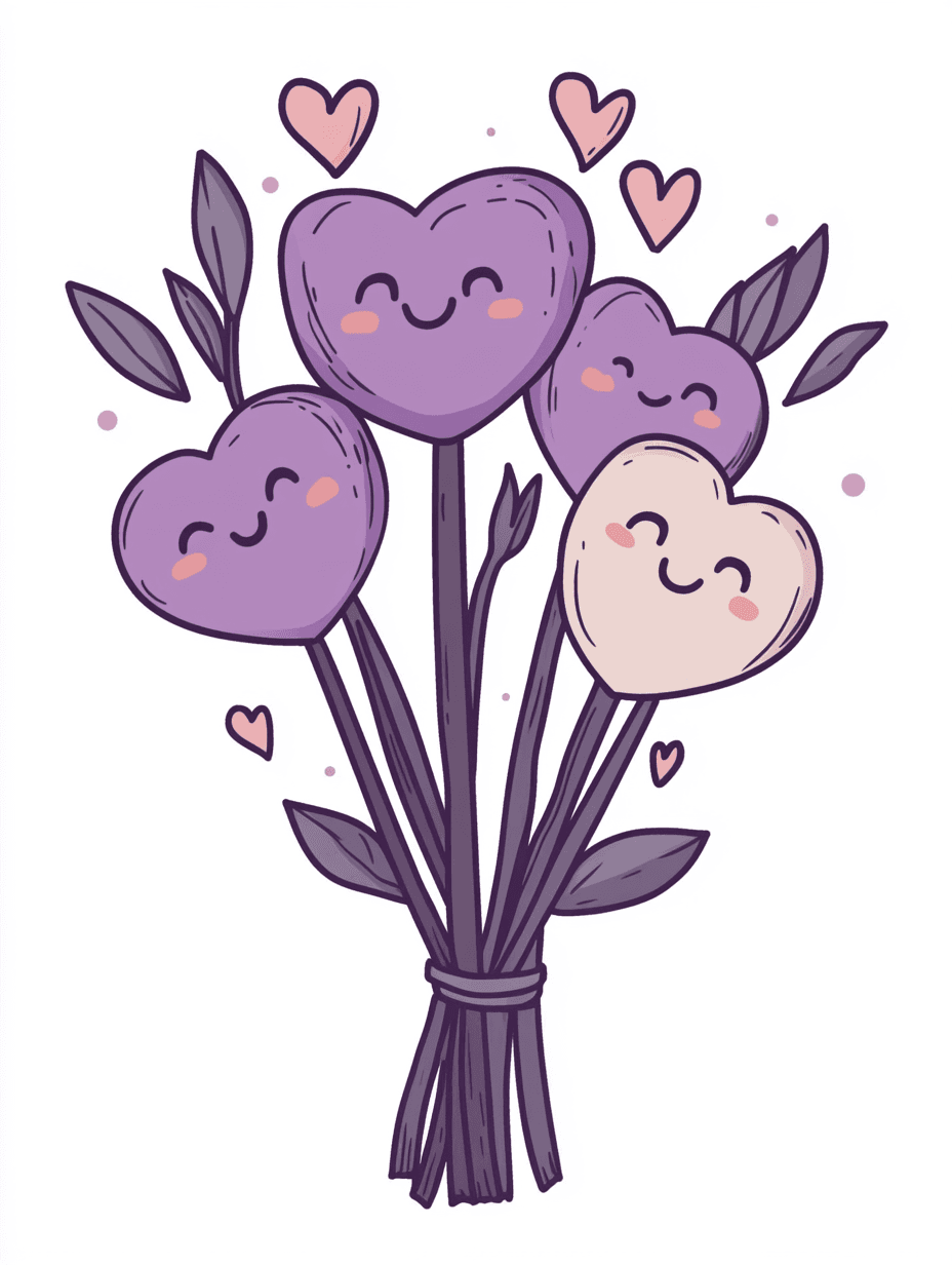 Cute Bloom Gang original repeating artwork