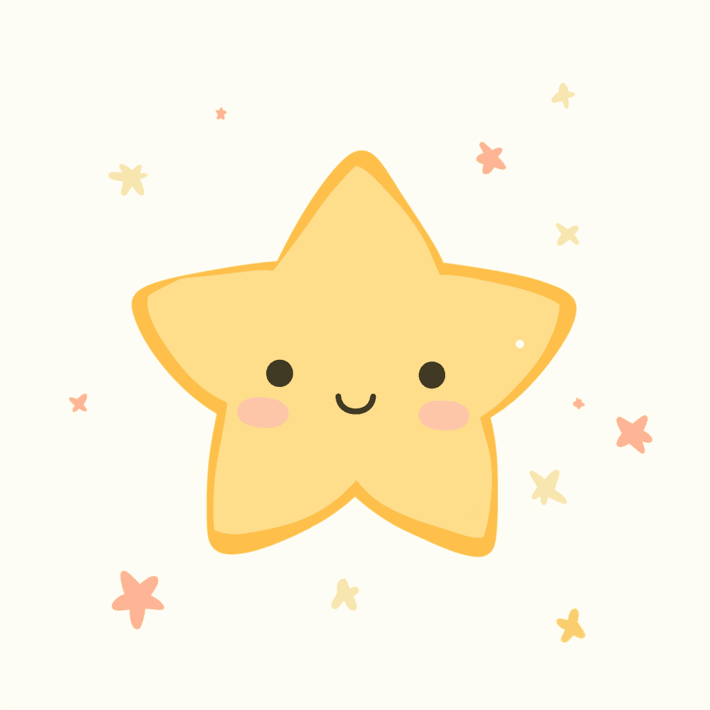 Cute Star Fair original repeating artwork