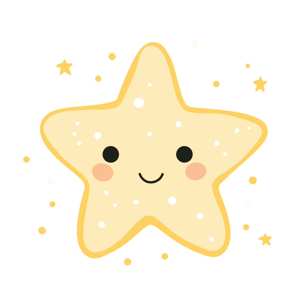 Cute Star Jam original repeating artwork