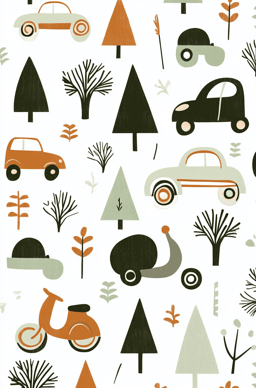 Car 313 original repeating artwork