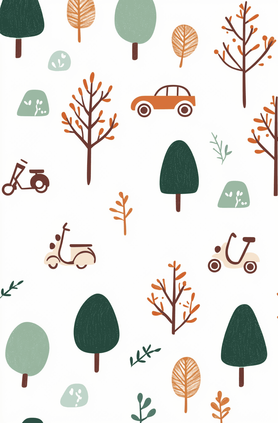 Car 278 original repeating artwork