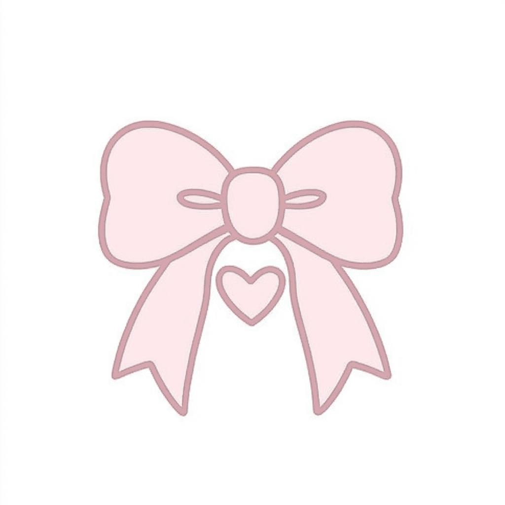 Cute Bow Club original repeating artwork