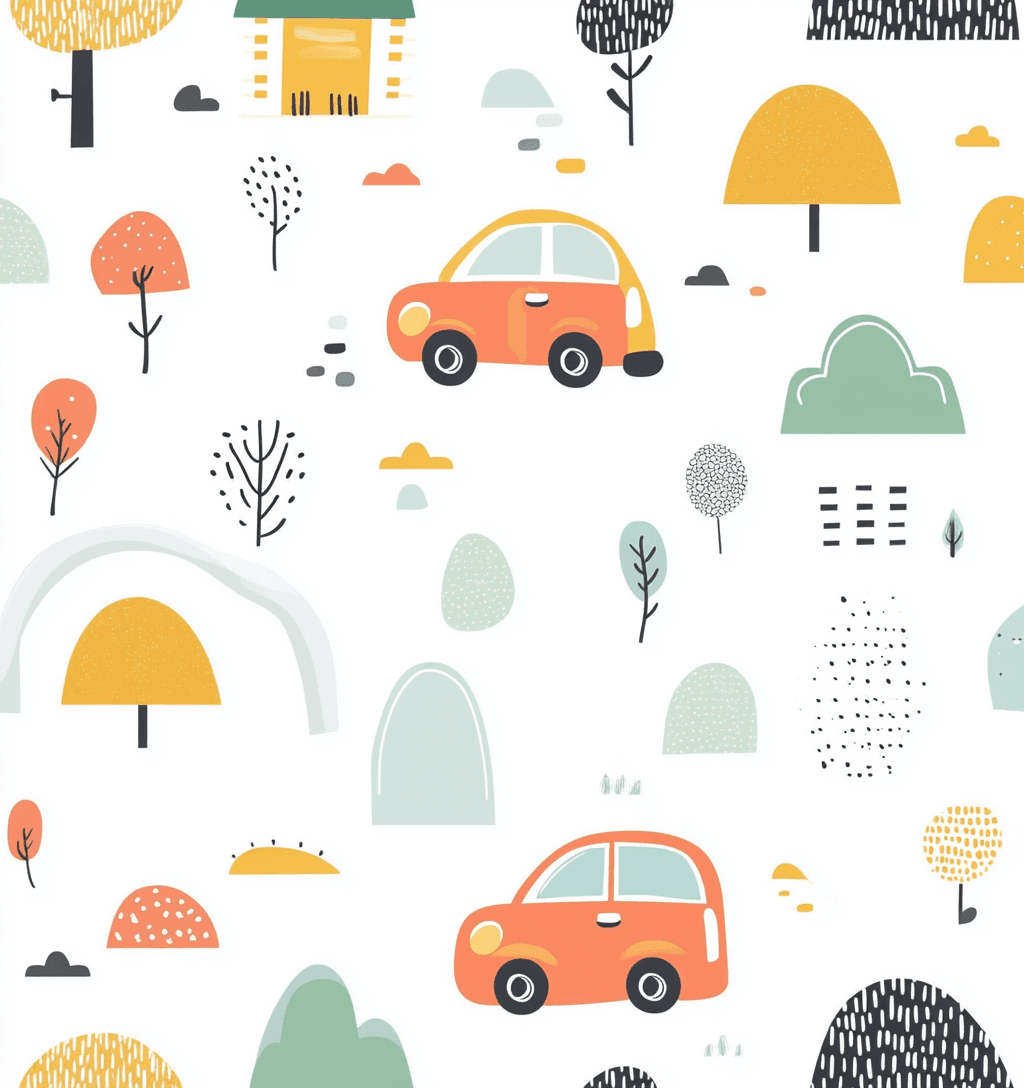 Car 224 original repeating artwork
