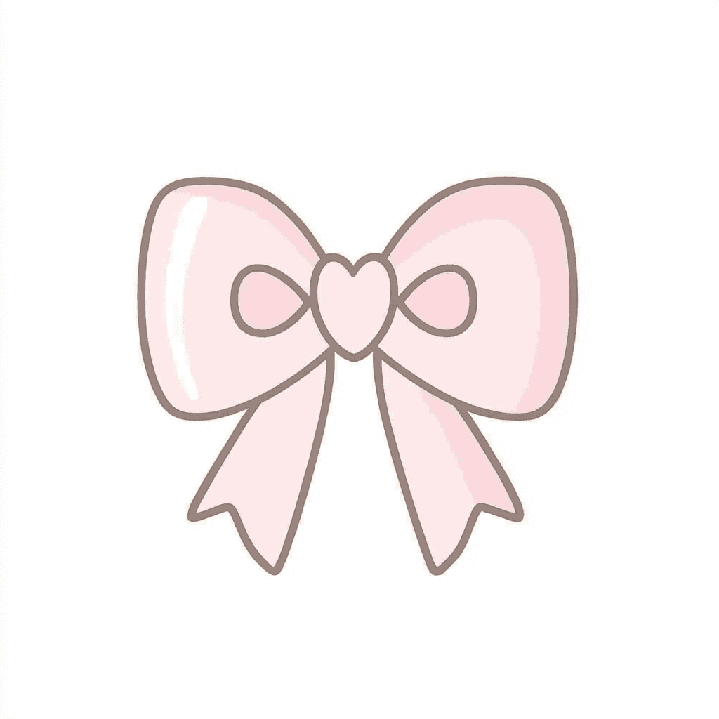 Cute Bow Squad original repeating artwork