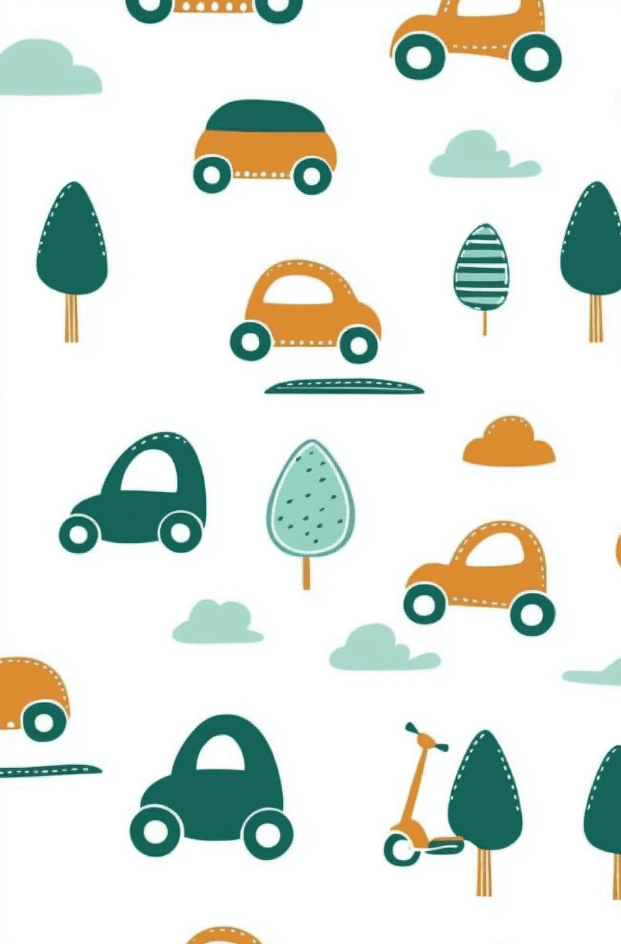 Car 114 original repeating artwork