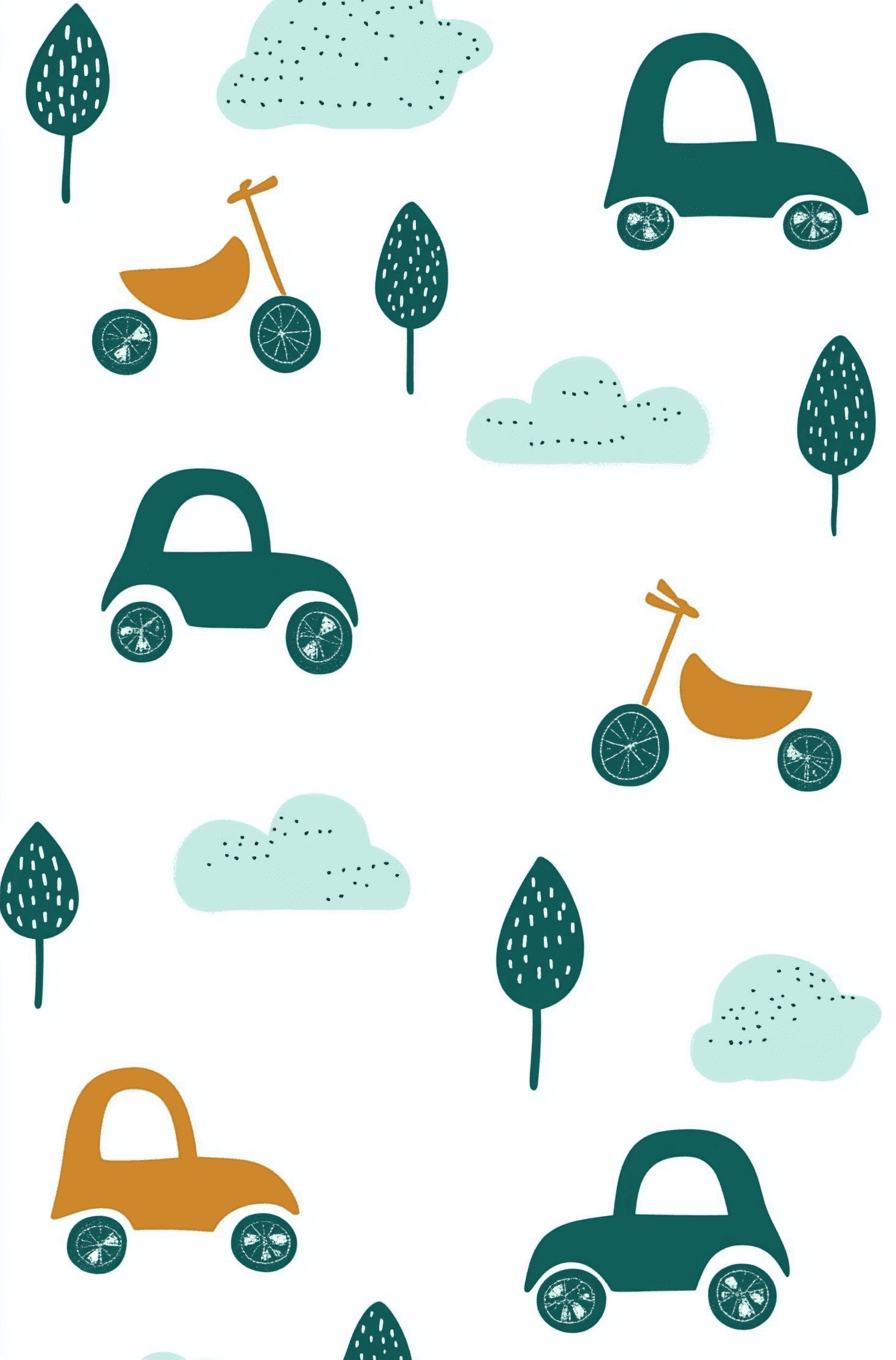 Car Club original repeating artwork