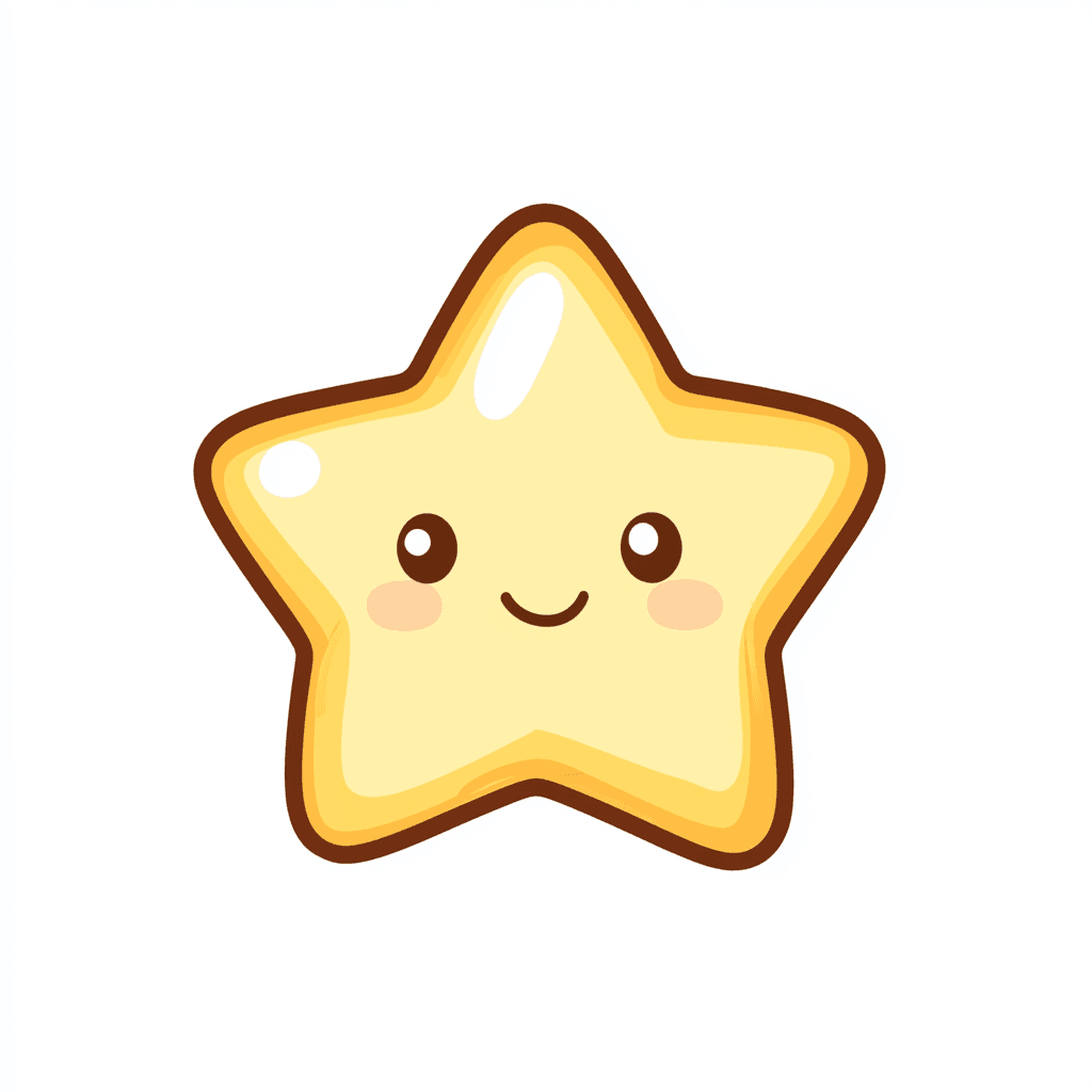 Cute Star original repeating artwork