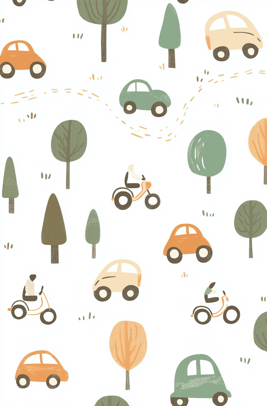 Car 807 original repeating artwork