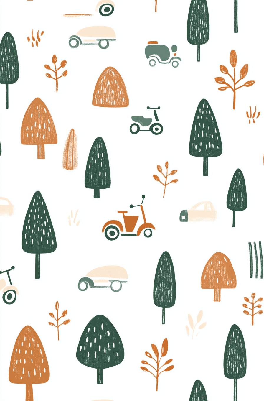 Car Label original repeating artwork