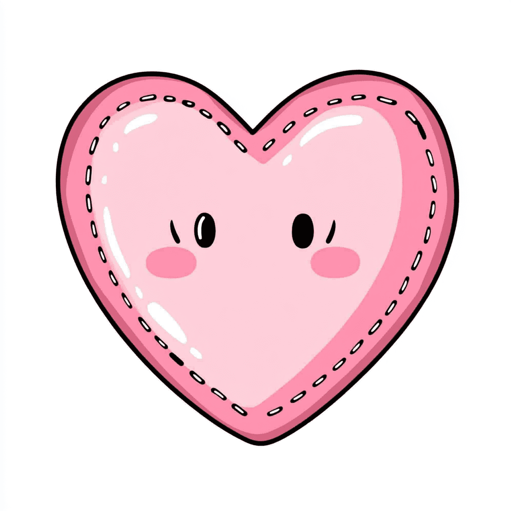Heart 101 original repeating artwork