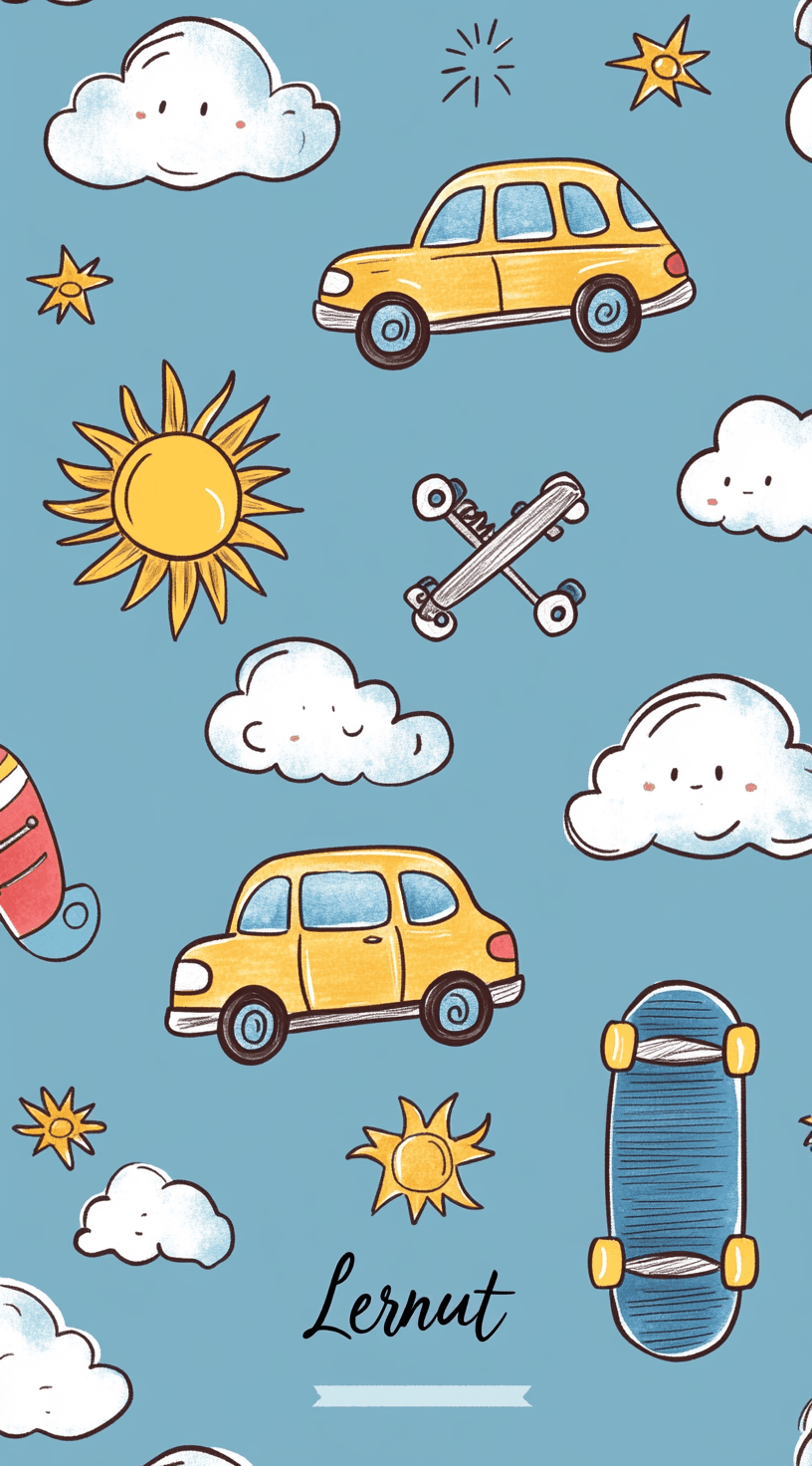 Car 284 original repeating artwork
