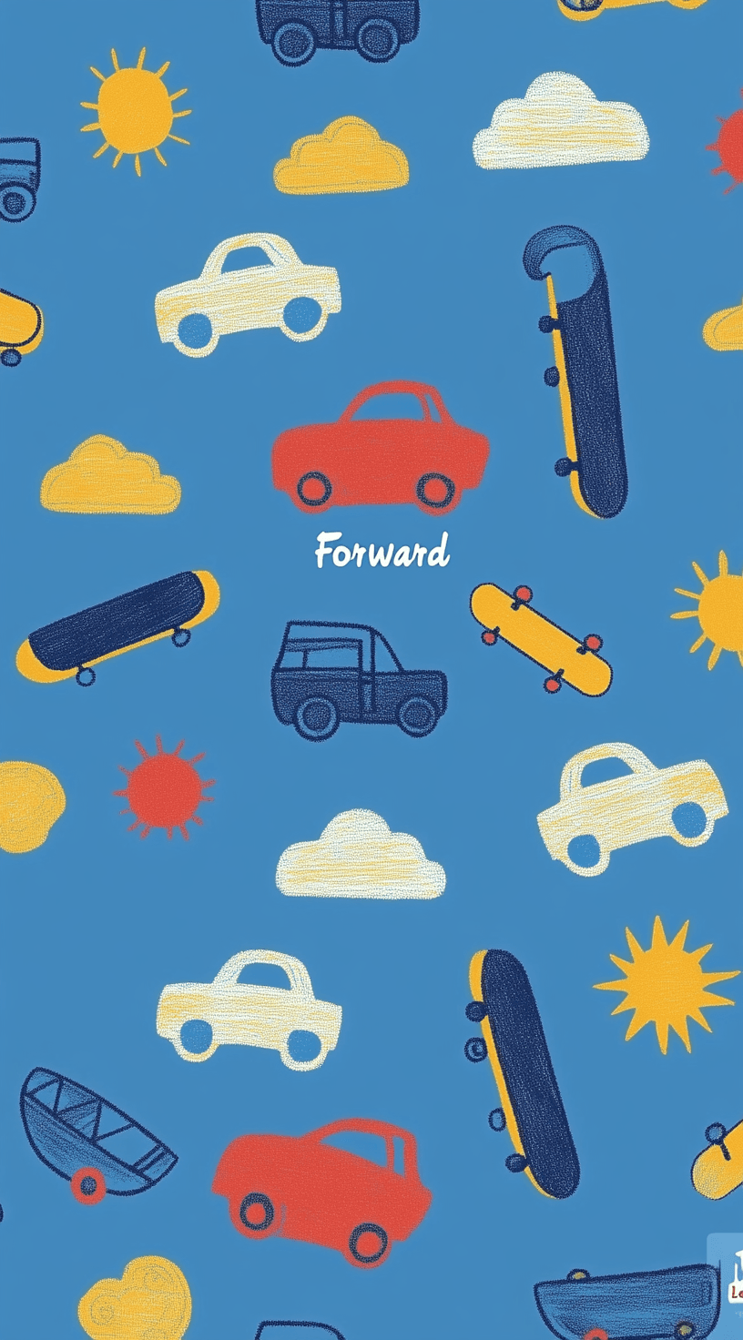 Car Zip original repeating artwork