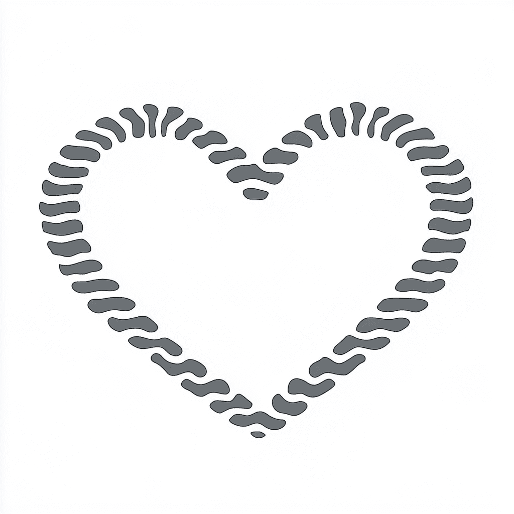 Heart South original repeating artwork