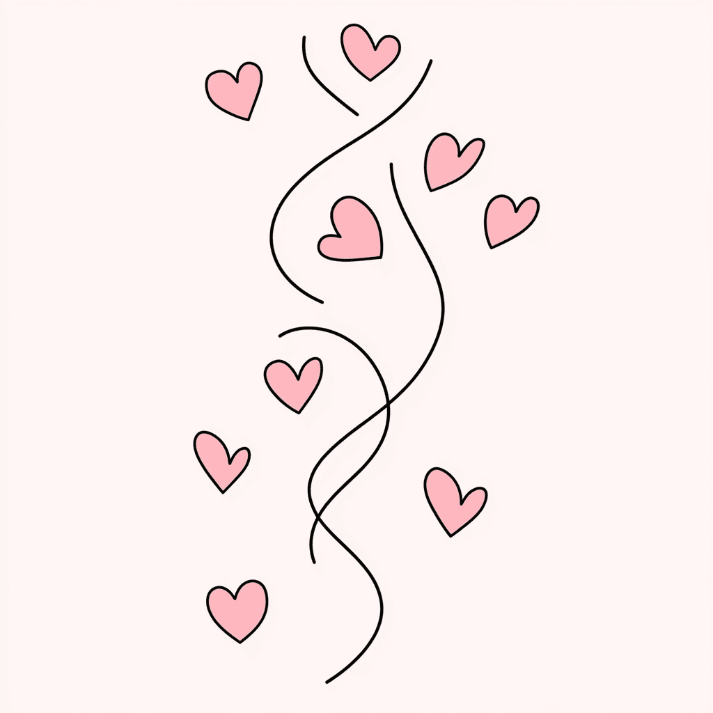 Heart 497 original repeating artwork
