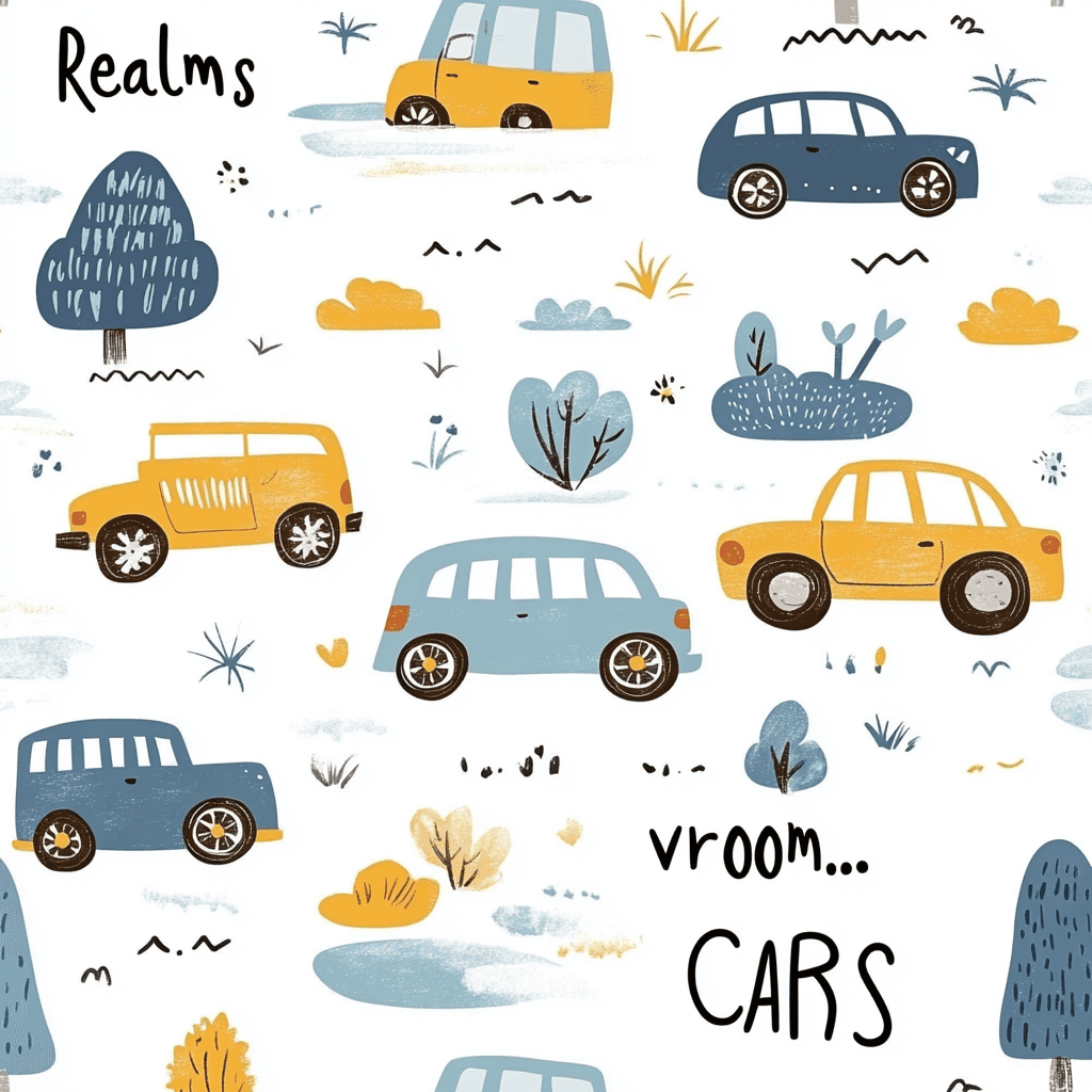 Car 101 original repeating artwork