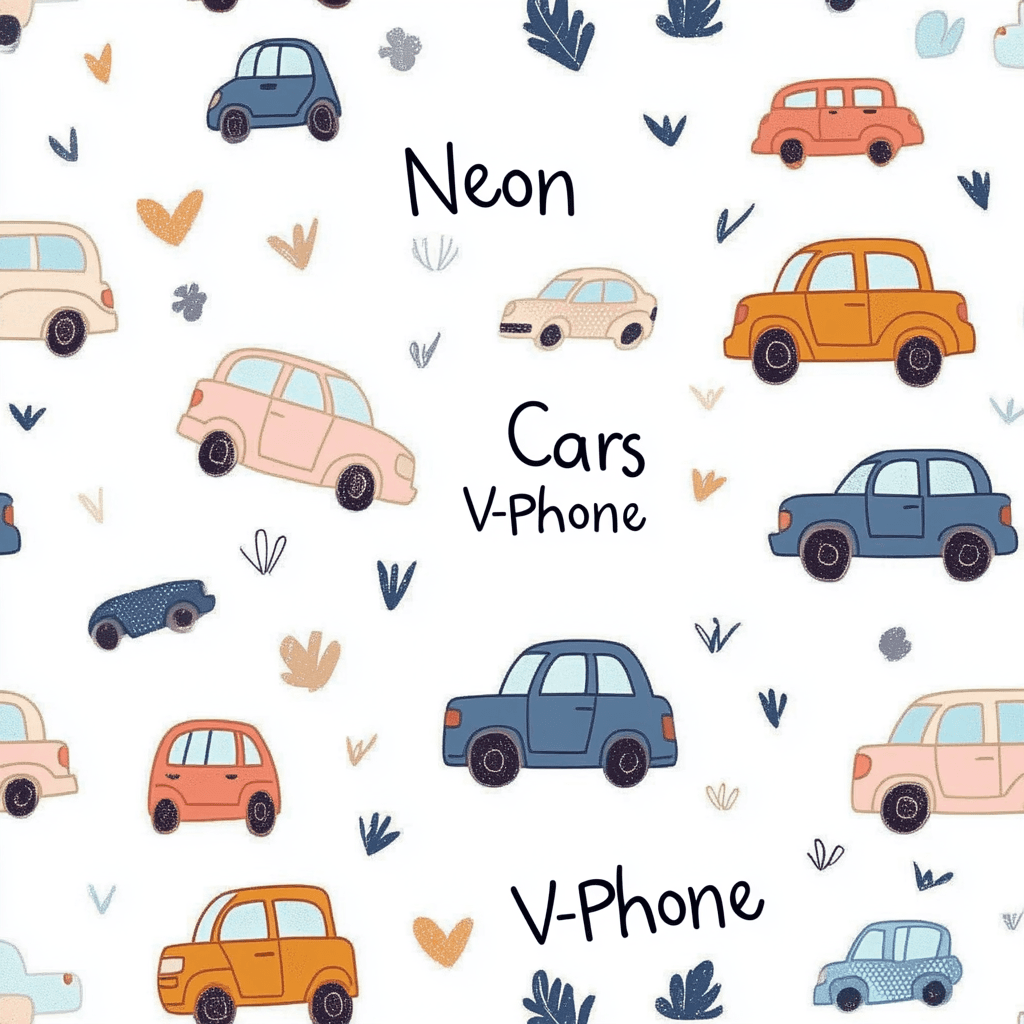 Car 136 original repeating artwork